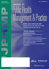 Journal of Public Health Management and Practice Online