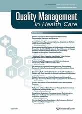 Quality Management in Health Care Online