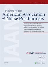 Journal of the American Association of Nurse Practitioners