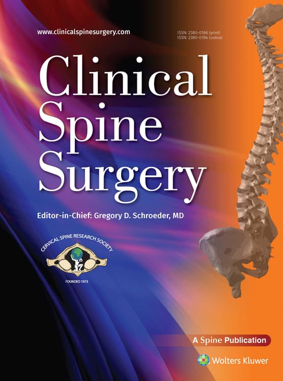 Clinical Spine Surgery Online