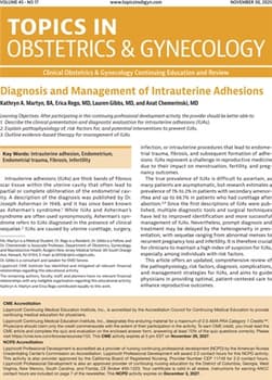 Topics in Obstetrics & Gynecology