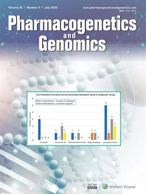 Pharmacogenetics and Genomics Online