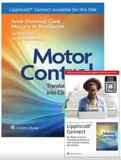 Motor Control Translating Research into Clinical Practice, 6e Lippincott Connect Print Book and Instant Digital Access Package