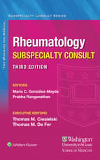 Washington Manual Rheumatology Subspecialty Consult