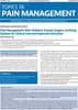 Topics in Pain Management Online