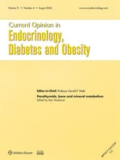 Current Opinion in Endocrinology, Diabetes and Obesity Online