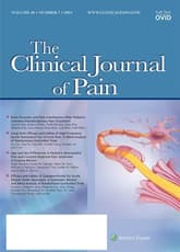 Clinical Journal of Pain Online