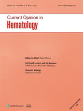 Current Opinion in Hematology Online