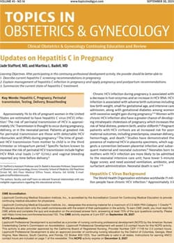 Topics in Obstetrics & Gynecology
