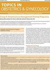 Topics in Obstetrics & Gynecology Online