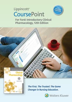 CUST MDC Lippincott CoursePoint Enhanced for Ford's Introductory Clinical Pharmacology