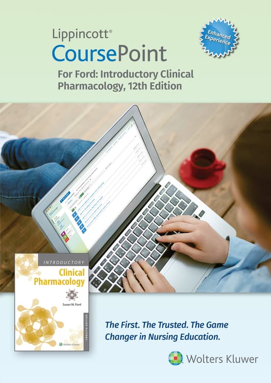 CUST MDC Lippincott CoursePoint Enhanced for Ford's Introductory Clinical Pharmacology