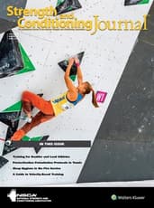 Strength and Conditioning Journal Online
