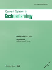 Current Opinion in Gastroenterology Online