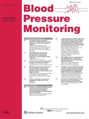 Blood Pressure Monitoring