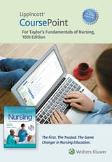 Lippincott CoursePoint Enhanced for Taylor's Fundamentals of Nursing