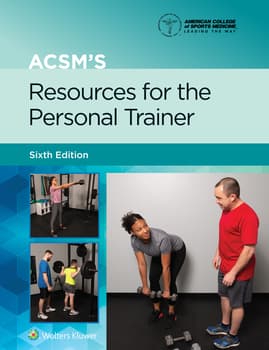 ACSM's Resources for the Personal Trainer 6e Lippincott Connect Instant Digital Access