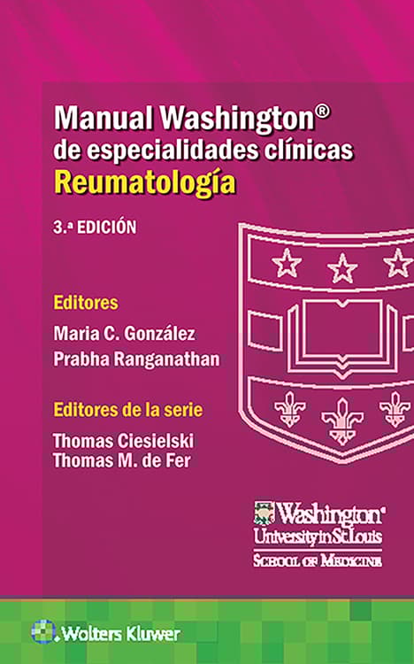 Manual Washington de especialidades clínicas. Reumatología