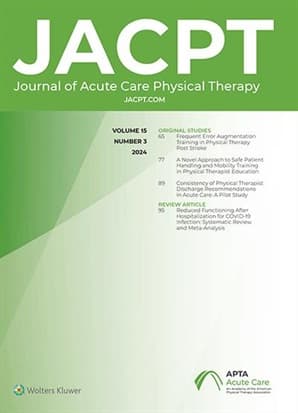 Journal of Acute Care Physical Therapy Online