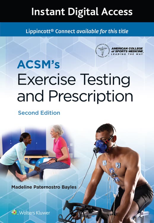 ACSM's Exercise Testing and Prescription 2e Lippincott Connect Instant Digital Access