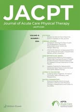 Journal of Acute Care Physical Therapy