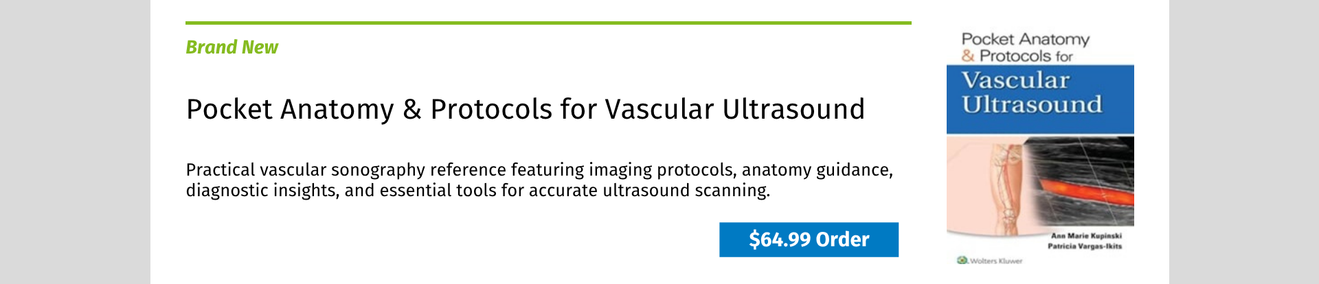 Pocket Anatomy & Protocols for Vascular Ultrasound