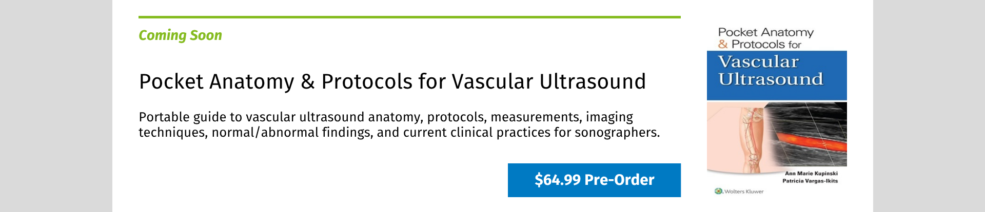 Pocket Anatomy & Protocols for Vascular Ultrasound