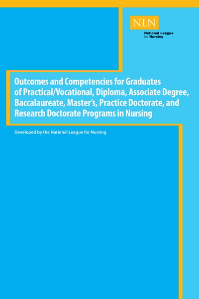  Outcomes and Competencies for Graduates of Practical/Vocational, Diploma, Baccalaureate, Master's Practice Doctorate, and Research Doctorate Programs in Nursing 