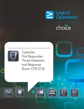 LogicalCHOICE  (CFR) CyberSec First Responder: Threat Detection and Response (Exam CFR-210) Instructor Print Courseware