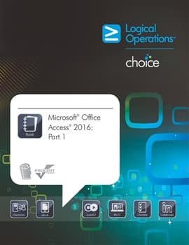 Microsoft Office Access 2016: Part 1 Student Print Courseware