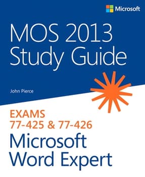 MOS 2013 Study Guide for Microsoft Word Expert (eBook)