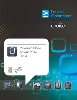 Microsoft Office Access 2016: Part 3 Student Electronic Courseware