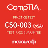 CS0-003: CompTIA Cybersecurity Analyst (CySA+)- Professional Online Practice Test
