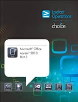 Microsoft Office Access 2013: Part 3 Student Electronic Courseware