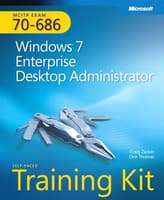 Self-Paced Training Kit (Exam 70-686) Windows 7 Enterprise Desktop Administrator (MCITP) (eBook)