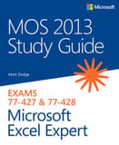 MOS 2013 Study Guide for Microsoft Excel Expert (eBook)