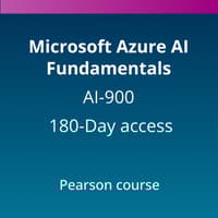 Microsoft Azure AI Fundamentals (AI-900) Pearson Course — 180-Day access