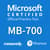 The MeasureUp MB-700: Microsoft Dynamics 365 Finance and Operations Apps Solution Architect practice test. Pearson logo. MeasureUp logo