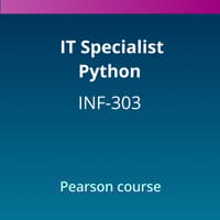 IT Specialist Python (INF-303) Pearson Course