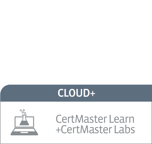 CompTIA Integrated CertMaster Learn + Labs for Cloud+ (CV0 Sns-Brigh10