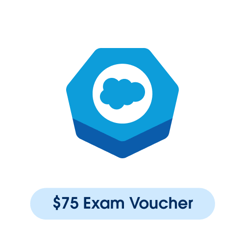 75 USD Salesforce Exam Voucher