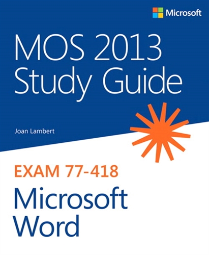 MOS 2013 Study Guide for Microsoft Word (eBook)