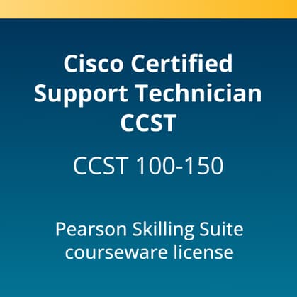 Cisco Certified Support Technician CCST (100-150) Pearson Skilling Suite — 180-Day access