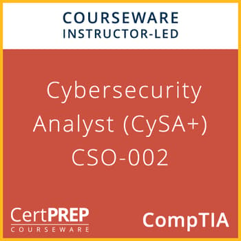 CompTIA Cybersecurity Analyst (CySA+) CS0-002 Courseware for Certification  Exam - Pearson VUE Government Store