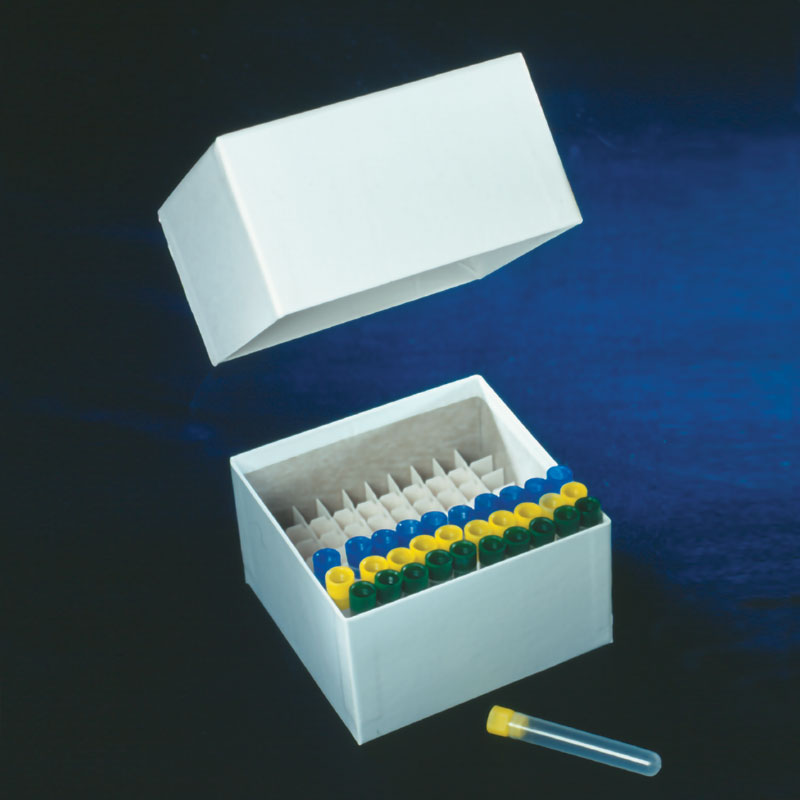 Globe Scientific 3099 – 1 – Caja de almacenaje (cartón) para 50 ml tubos de  ensayo, formato 16 lugar, 4 x 4, 134 mm, 134 mm de longitud ancho, 122 mm