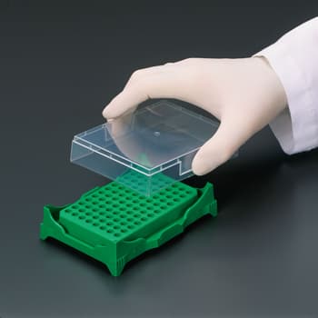 Removing Lid from Stackable PCR Tube Rack
