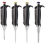 ErgoOne Single Channel Pipettes, Set of 4, 2.5, 20, 200, 1000 µL