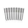 1.2 mL polypropylene natural color dilution tubes in strips of 8 in open bottom racks