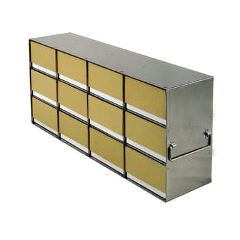 12-Place Upright Freezer Rack for 3&quot; H Boxes