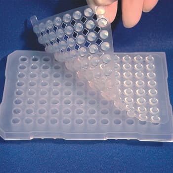 Clear Silicone Sealing Mat for 96-Well REEBO PCR Plates, RNase and DNase  Free, 50/CS